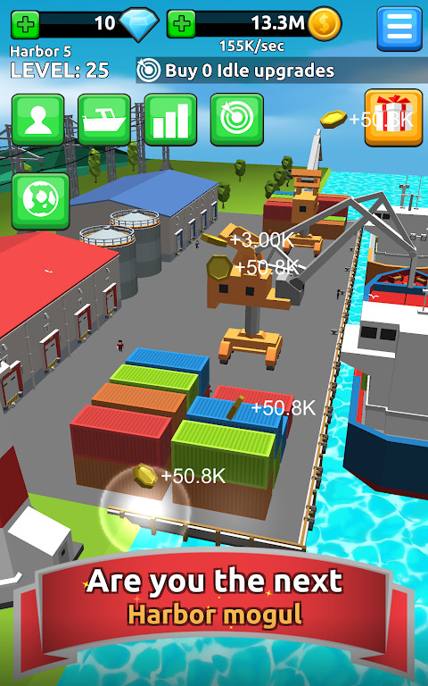 Harbor Tycoon Clicker_playmods.net