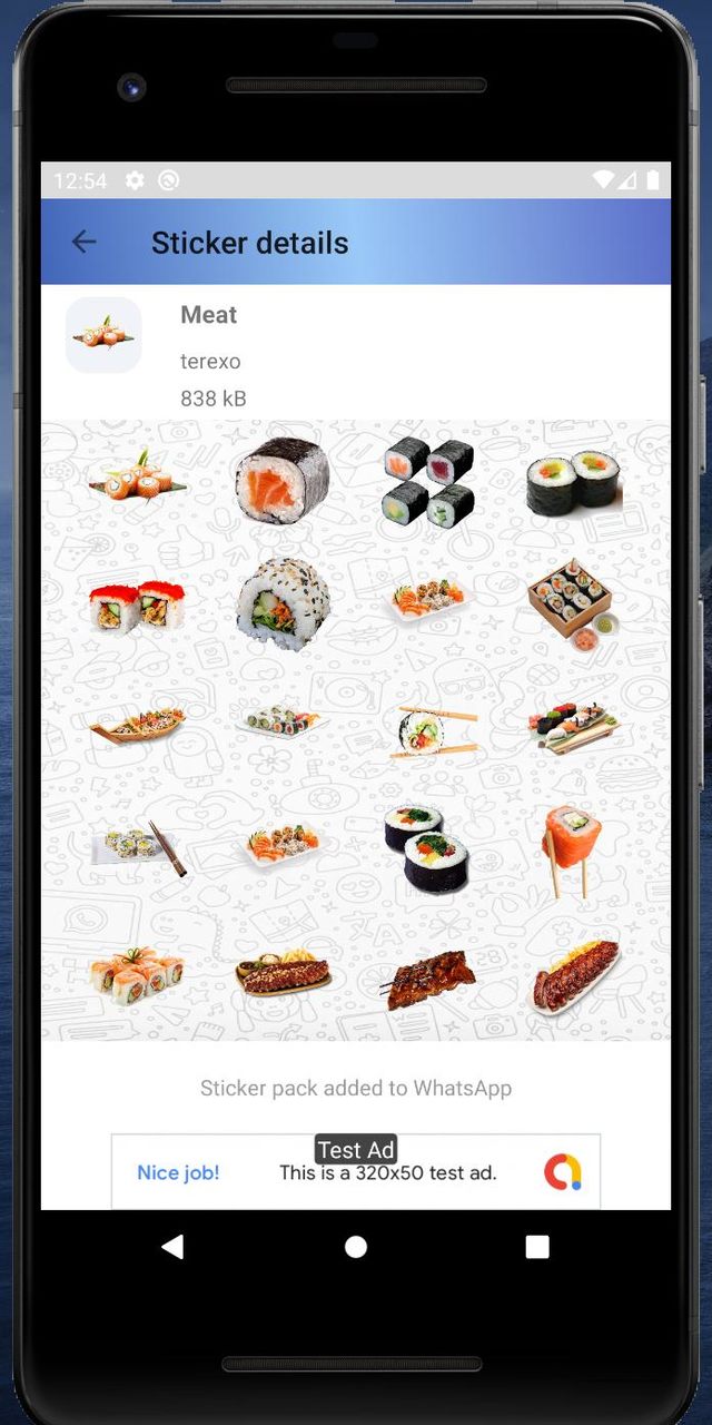 Top food stickers_playmods.net