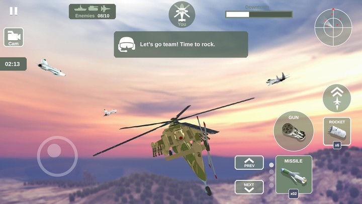 Helicopter Simulator: Warfare(Unlimited Coins) screenshot image 1_playmods.net