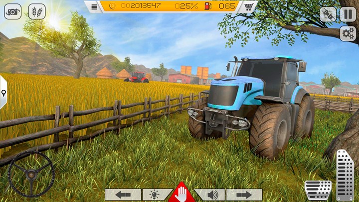 Modern Tractor Farming Game 3D_playmods.net