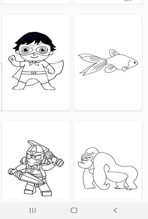 Coloring Hero Toys_playmods.net