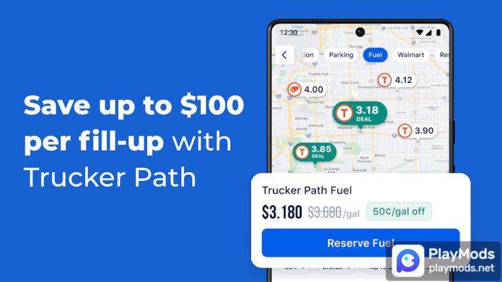 Trucker Path: Truck GPS & Fuel(Premium Unlocked) screenshot image 4_playmods.net