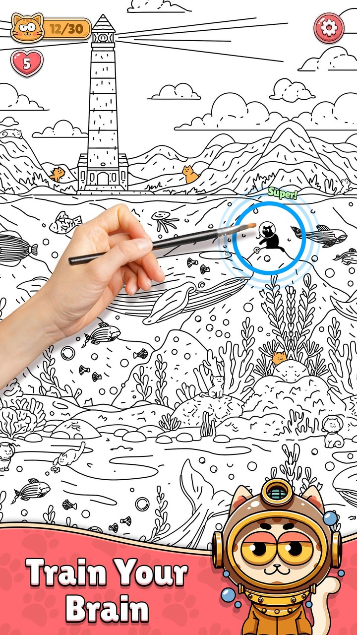 Find The Cat - Spot It!_playmods.net