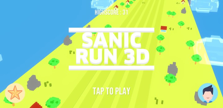 Sanic Run 3D_playmods.net