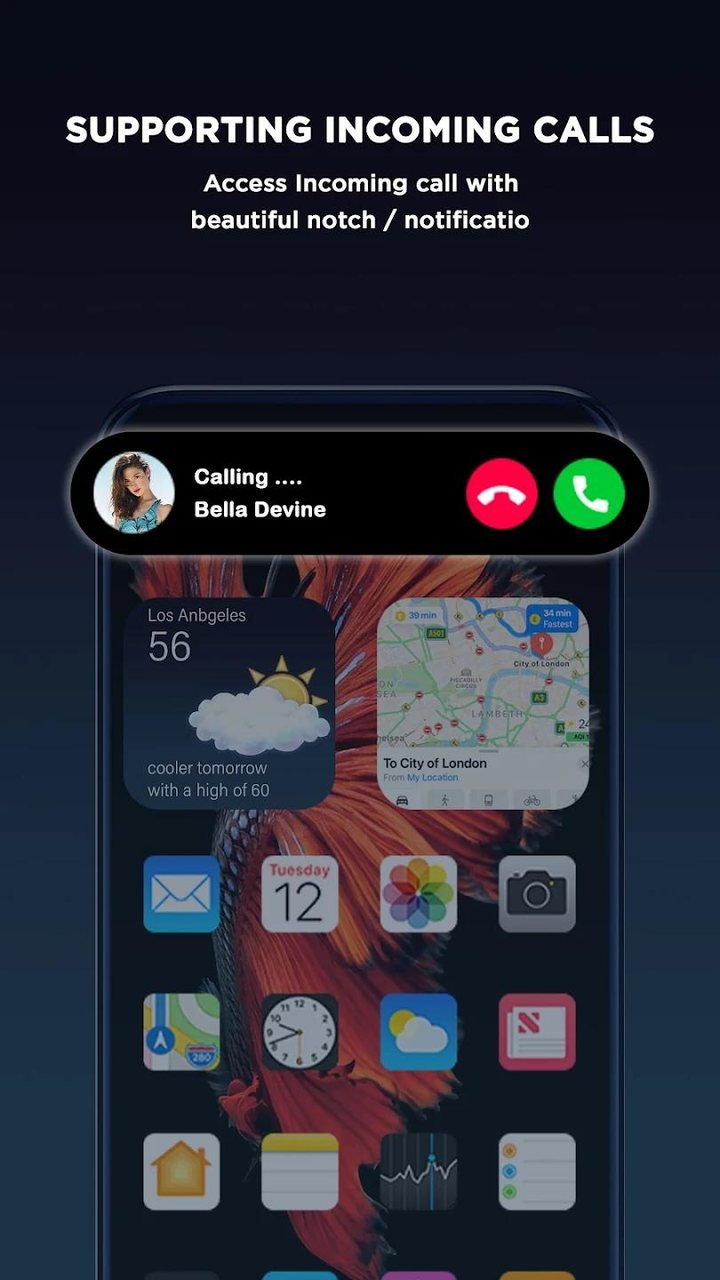 Dynamic Island - iOS 16 Notch_playmods.net