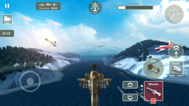 Helicopter Simulator: Warfare(Unlimited Coins) screenshot image 2_playmods.net