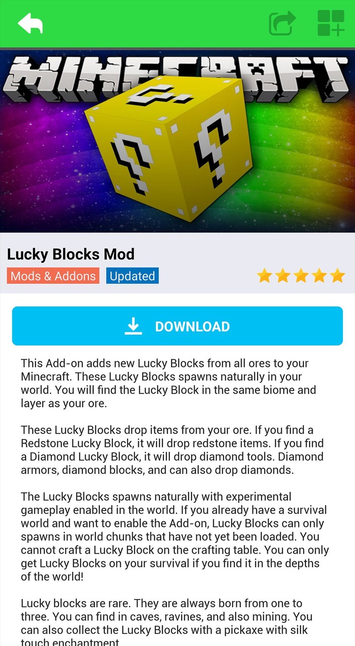 Lucky Block Mod_playmods.net