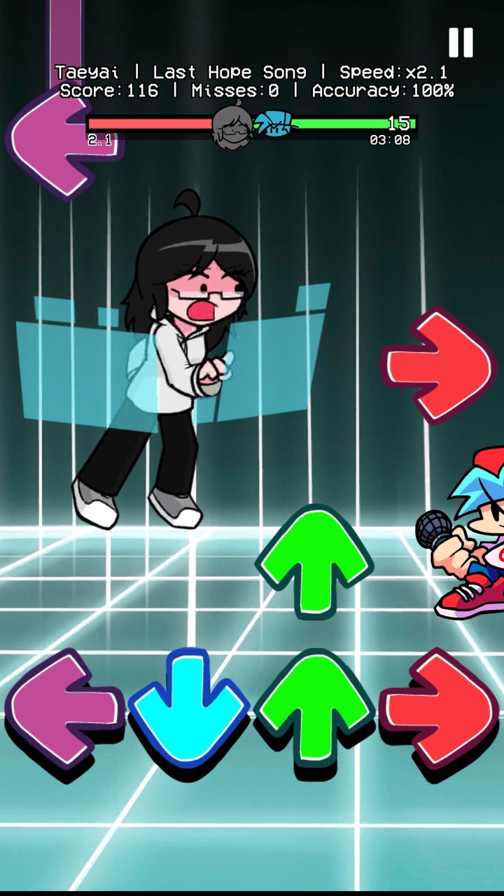 Vs Cyber Sensation in FNF Mod_playmods.net