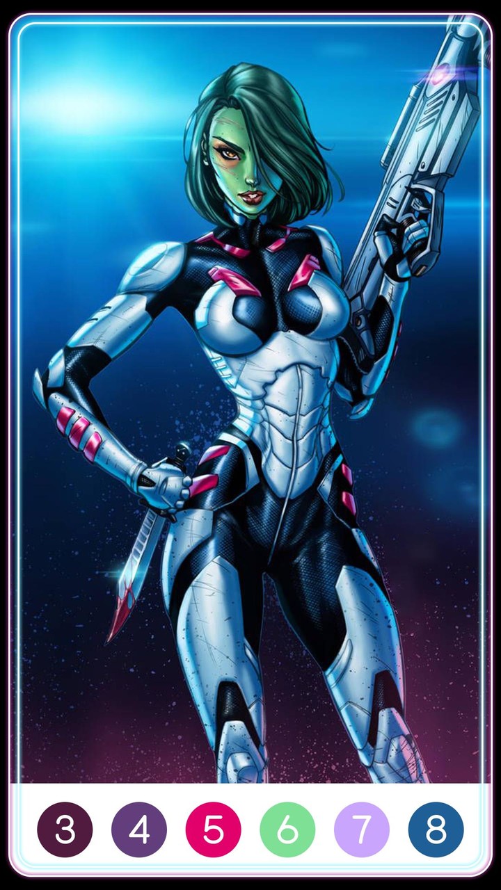 Guardians of Galaxy Coloring_playmods.net