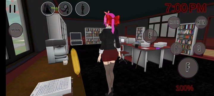 Yandere Simulator(Teacher Fan Mod) screenshot image 3_playmods.net