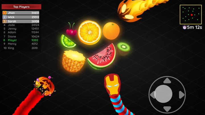 Snake Slither:Worm Snake Game_playmods.net