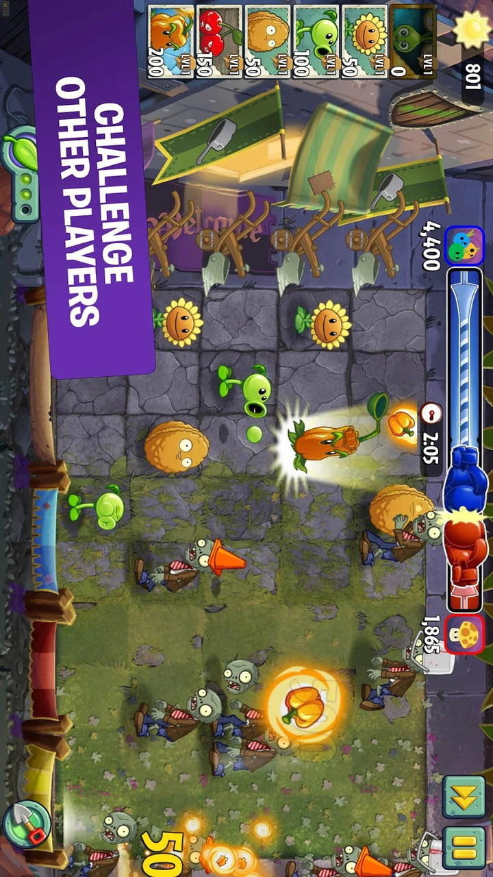 Plants vs. Zombies 2 Free(Unlimited Money) screenshot image 4_playmods.net