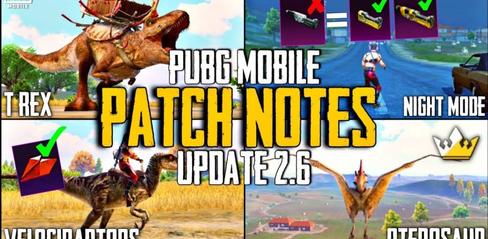 PUBG MOBILE Version 2.6 Update Launch Announcement - playmods.net