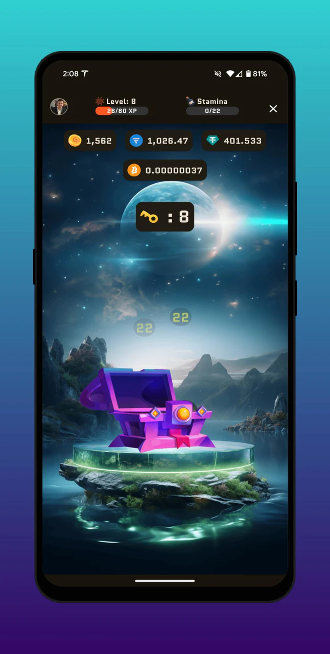 Download Crypto Treasures Web3 Clicker APK v4.1.5 For Android