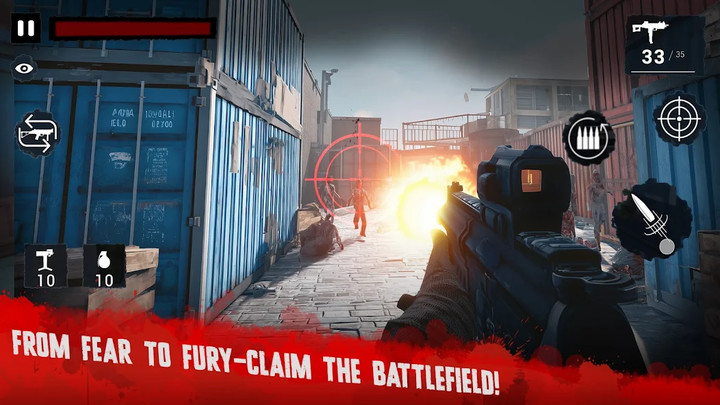 Zombie Fury: FPS Survival(No Ads) screenshot image 5_playmods.net