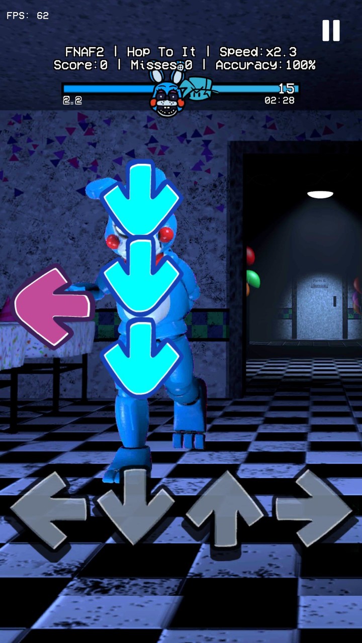 FNF Nights Battle Horror Bear_playmods.net