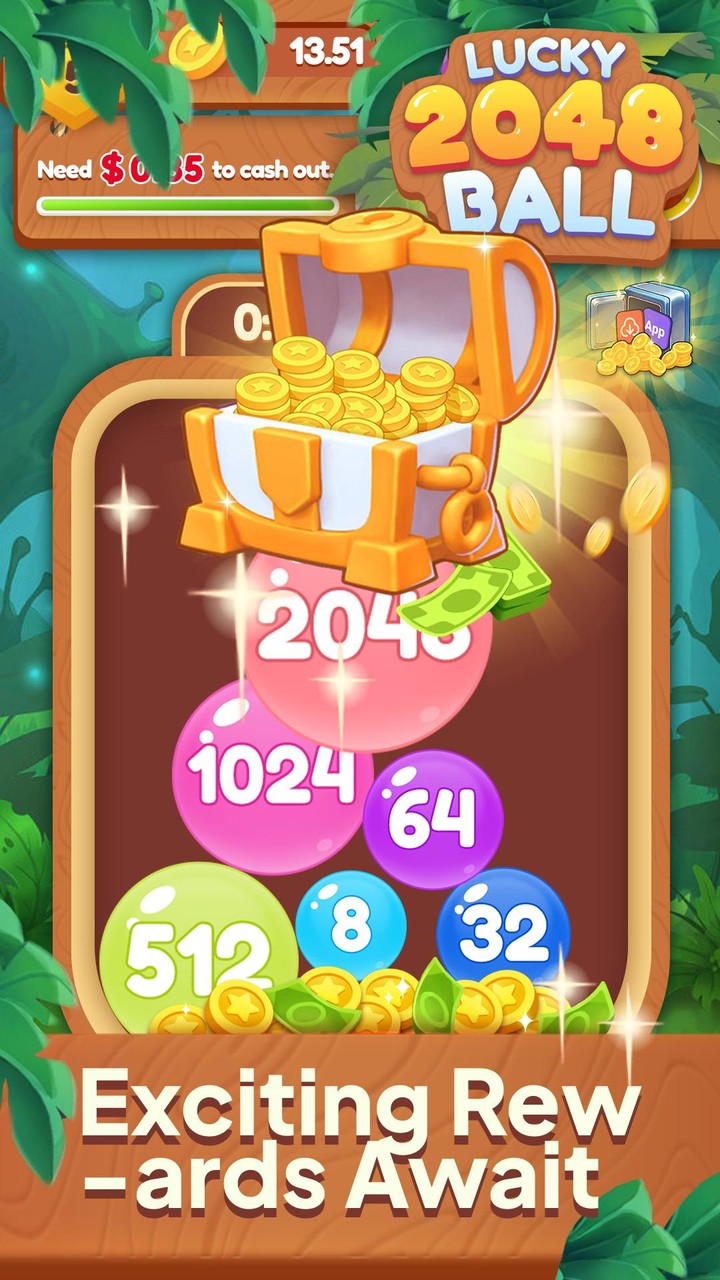 Lucky 2048 Ball_playmods.net