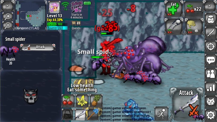 Brutal World online: 2D MMORPG_playmods.net