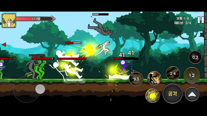 카툰액션 히어로즈 (스틱맨 액션 RPG)_playmods.net