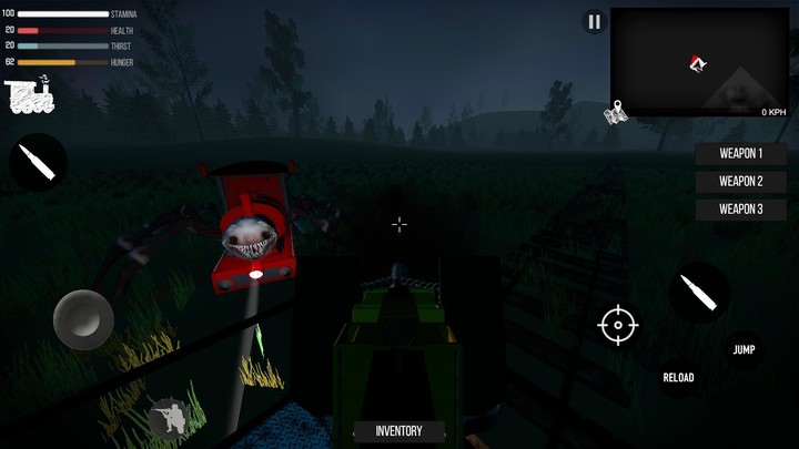 Scary Spider Train Rampage_playmods.net