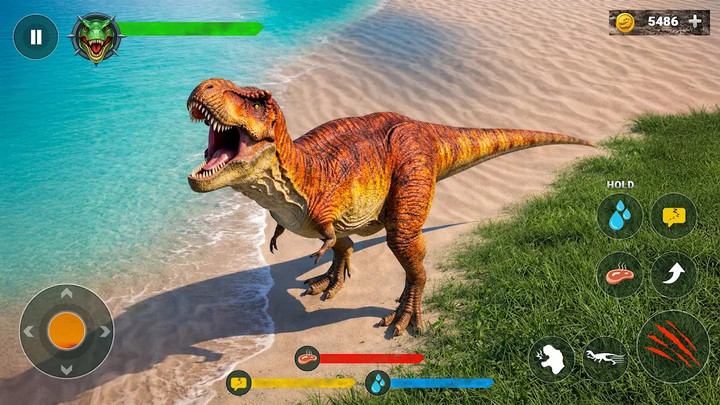 Jurassic Clash Dino Sim Primal(No Ads Free Rewards) screenshot image 1_playmods.net