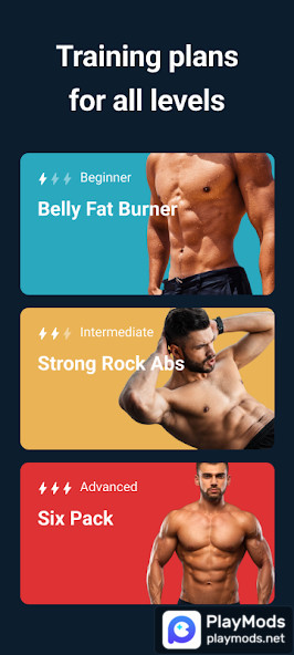 Home Workout Six Pack Abs(Premium Unlocked) screenshot image 1_playmods.net
