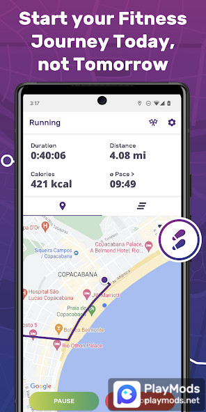 Running Tracker App - FITAPP(Premium Unlocked) screenshot image 2_playmods.net
