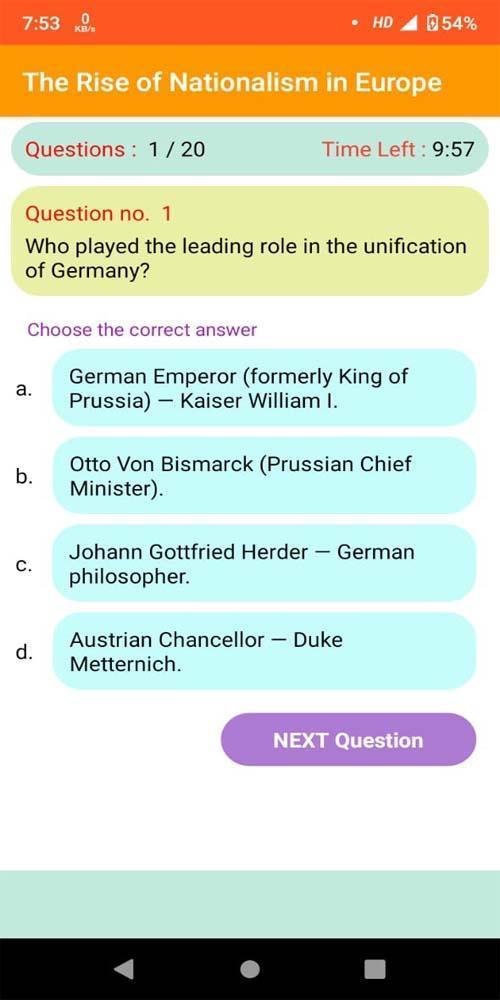 CBSE 10 Social Science Quiz ( NCERT ) MCQ_playmods.net