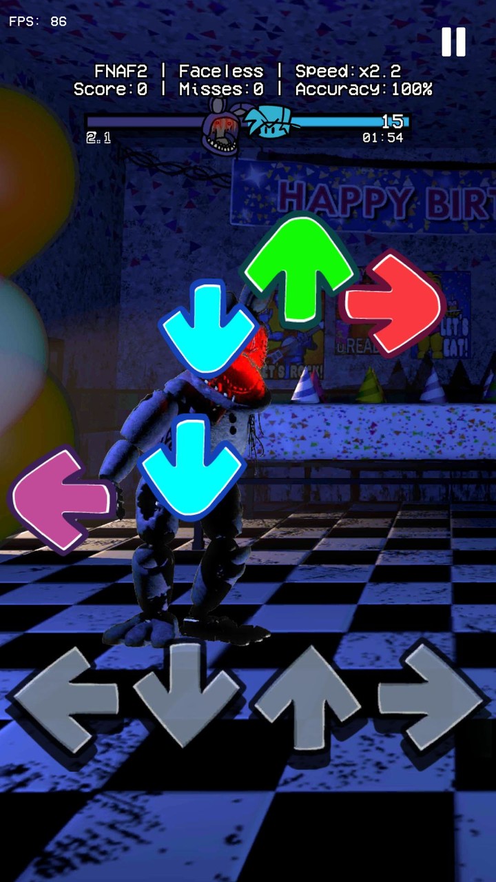 FNF Nights Battle Horror Bear_playmods.net