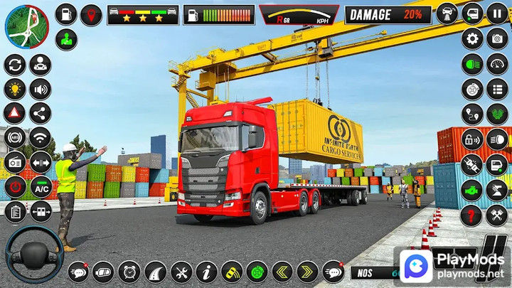 Euro Truck Game Truck Driving(Unlimited Resources) screenshot image 2_playmods.net