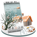 Winter House Launcher Theme_playmods.net