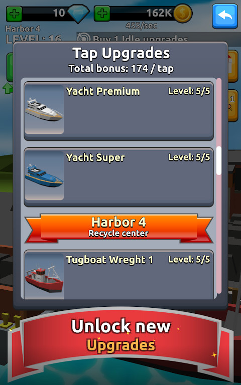 Harbor Tycoon Clicker_playmods.net