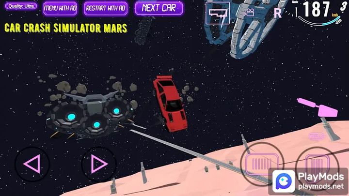 Car Crash Simulator Mars(no ads) screenshot image 5_playmods.net