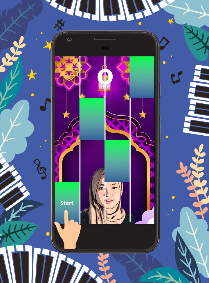 Nissa Sabyan Piano Tiles Game_playmods.net