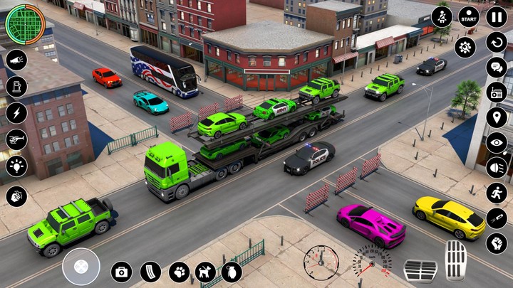 Crazy Car Transport:Truck Game_playmods.net