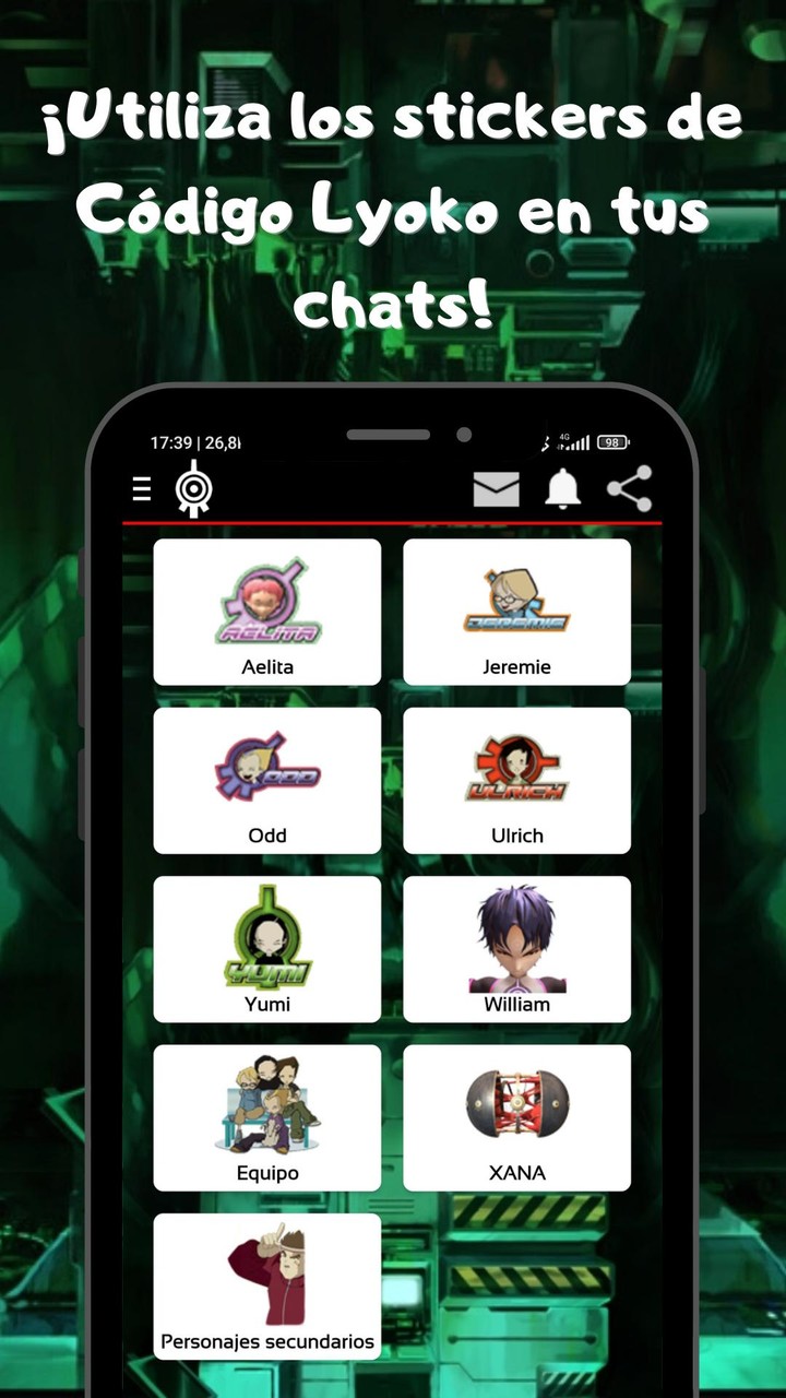Stickers de Código Lyoko - WAStickerApps_playmods.net