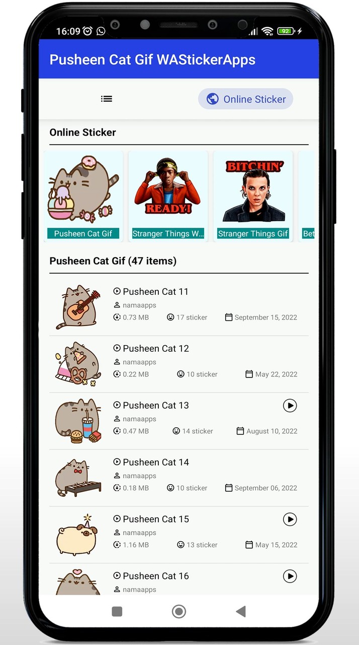 Pusheen Cat Gif WAStickerApps_playmods.net