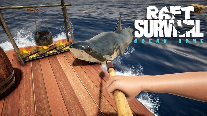 Raft Survival 3D Ocean Game_playmods.net