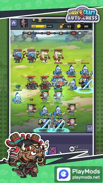 Warrior Craft: Auto Chess(mod menu) screenshot image 4_playmods.net
