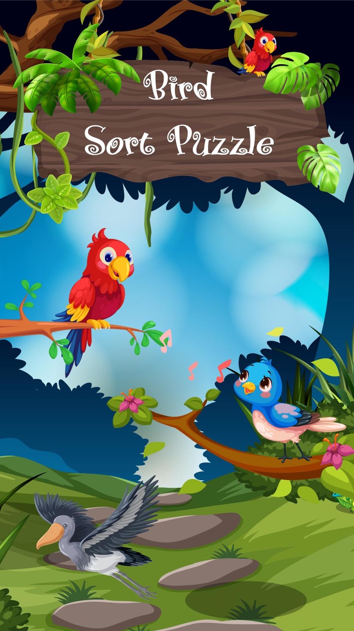 Bird Sorting Fun Puzzle Game_playmods.net