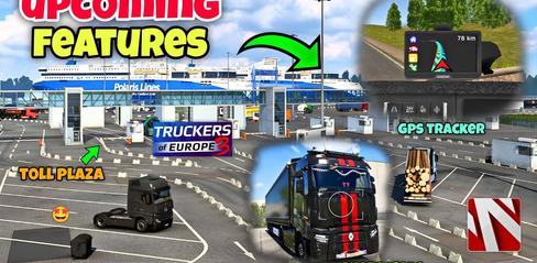 Truckers of Europe 3 Upcoming Features - GPS Tracker & Renault Truck - playmods.net