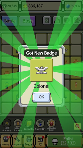 Raising Rank Insignia(Free purchase) screenshot image 4_playmods.net