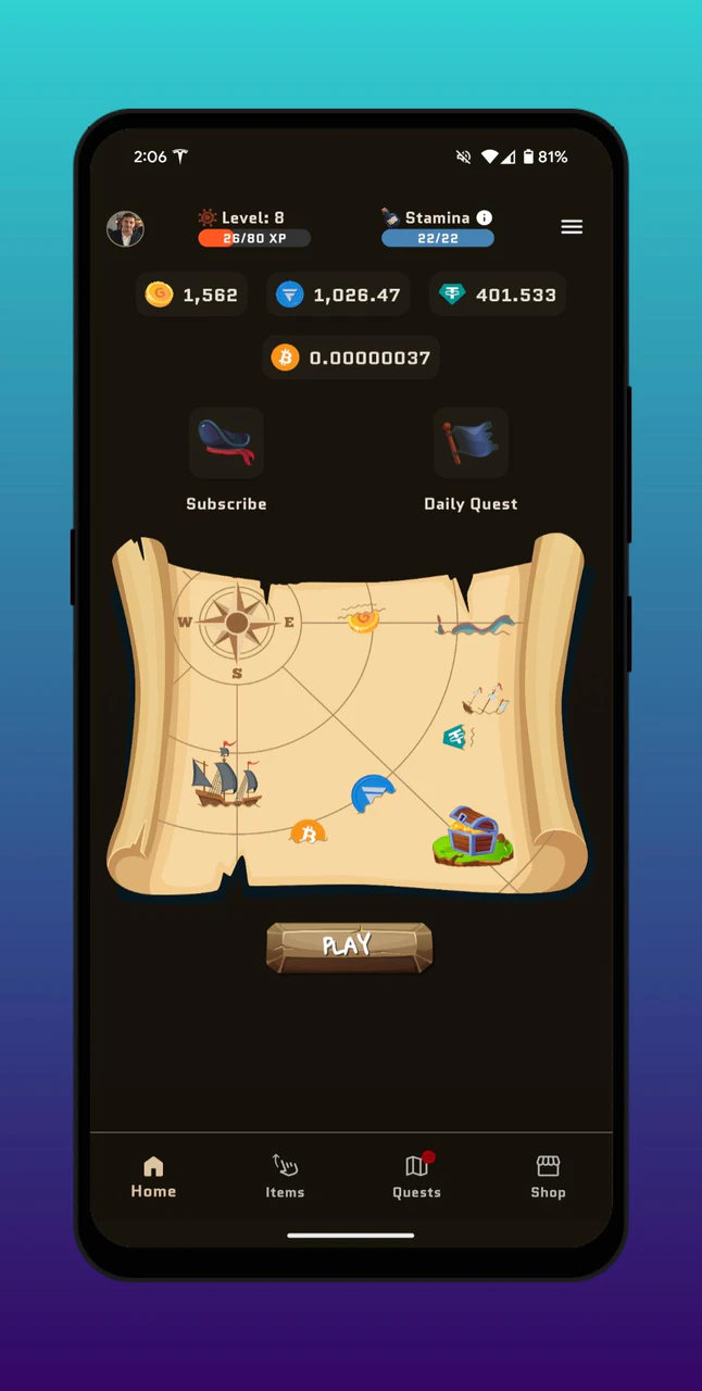 Download Crypto Treasures Web3 Clicker APK v4.1.5 For Android