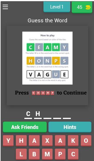 Guess the last word in worlde_playmods.net