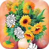 Flower Color by Number Game_playmods.net