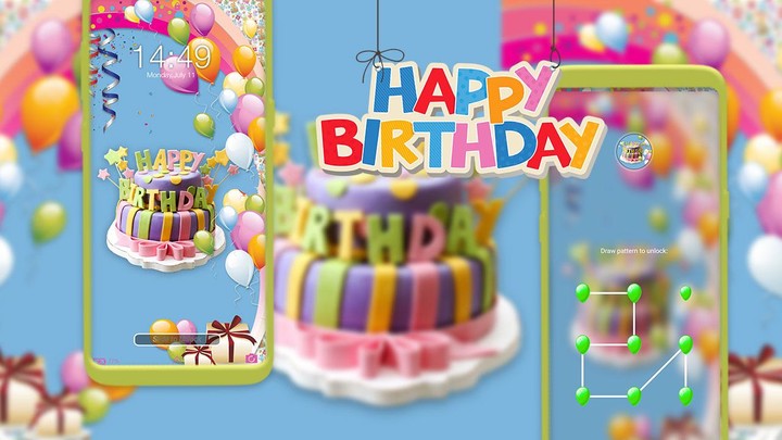 Happy Birthday Launcher Theme_playmods.net