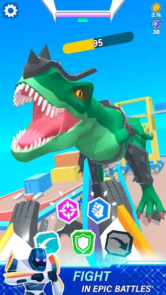 Mechangelion - Robot Fighting(Mod Menu) screenshot image 2_playmods.net