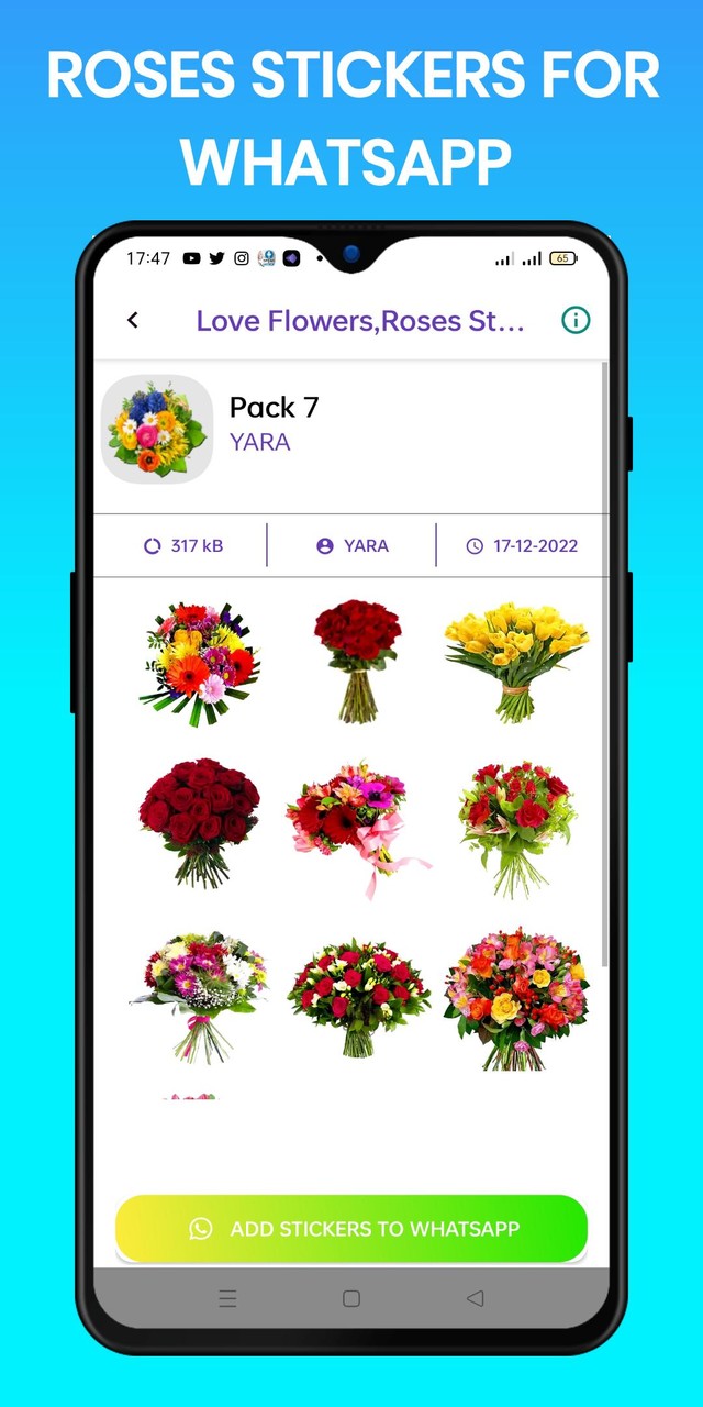 Love Flowers & Roses Stickers_playmods.net