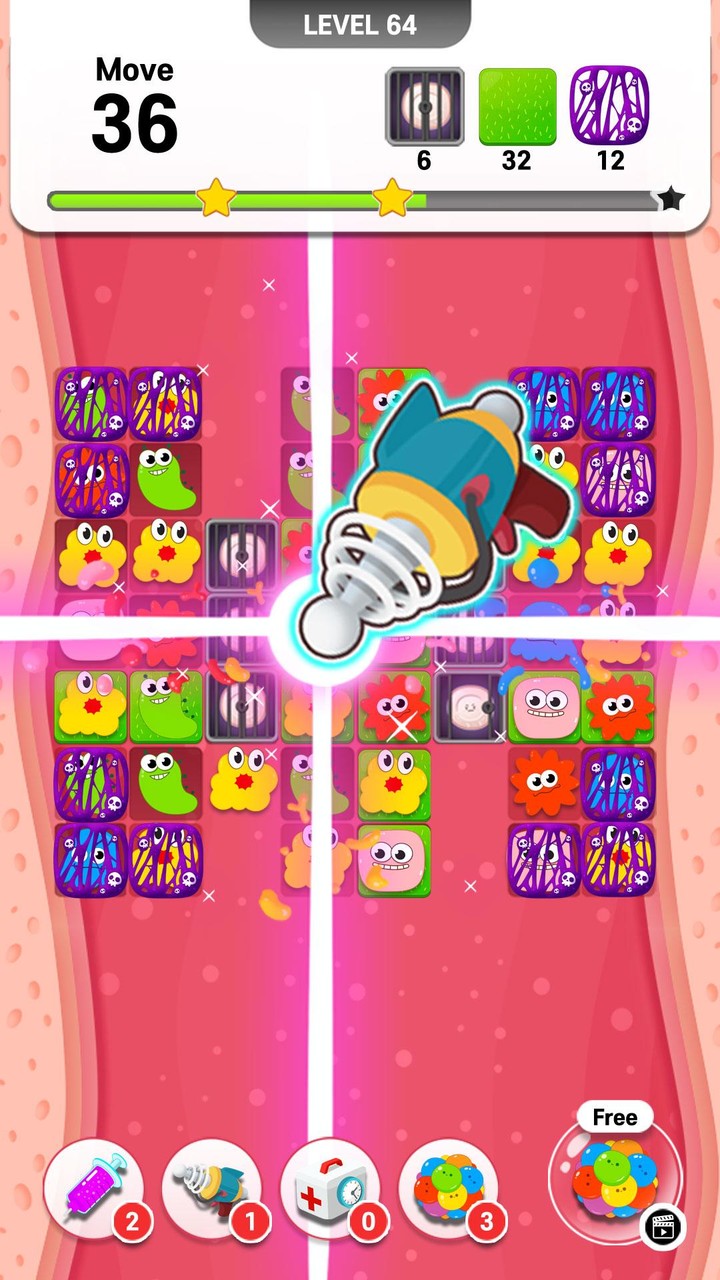 Virus Out - Match 3 Puzzle_playmods.net