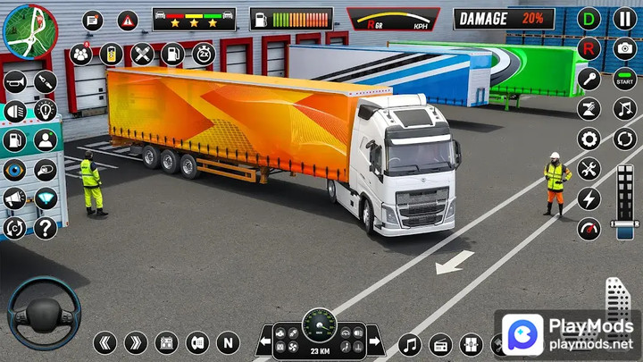 Euro Truck Game Truck Driving(Unlimited Resources) screenshot image 5_playmods.net